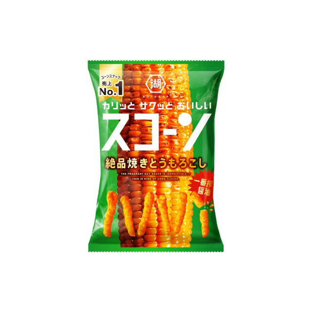 Koikeya Scorn Soy Sauce Grilled Corn Chips (70g) - Japan
