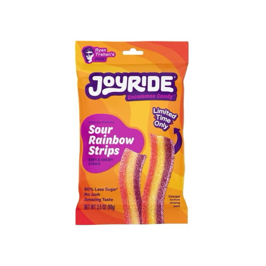 Joyride by Ryan Trahan Limited Edition Sour Rainbow Strips Peg Bag (99g) - America