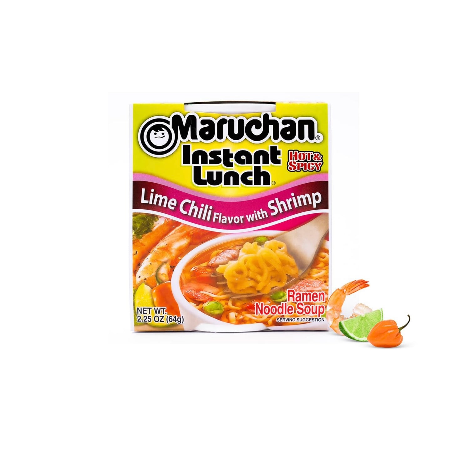 Maruchan Instant Lunch Lime Chili Shrimp Noodles (85g) - America