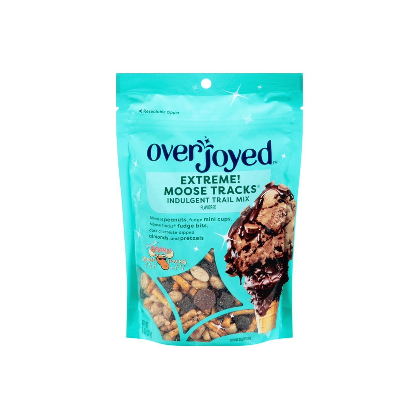 Overjoyed Extreme! Moose Tracks Indulgent Trail Mix (227g) - America