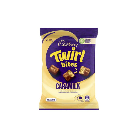 Cadbury Caramilk Twirl Bites Bag (130g) - Australia