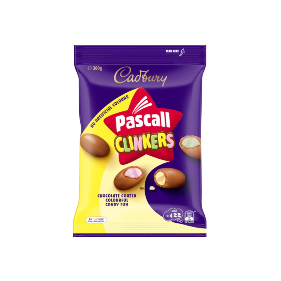 Cadbury Pascall Clinkers BIG BAG (300g) - Australia (MAX 2 PER CUSTOMER IN TOTAL)