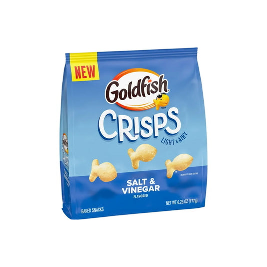 Goldfish Salt & Vinegar Crisps Baked Snacks (177g) - America
