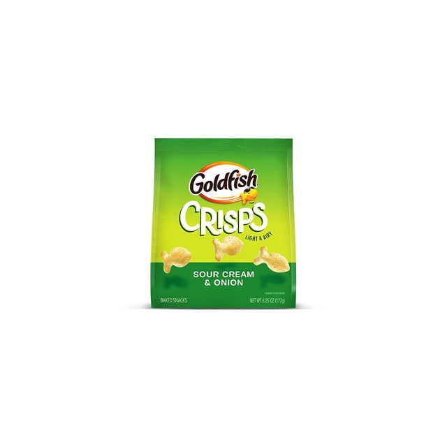 Goldfish Sour Cream & Onion Crisps Baked Snacks (177g) - America