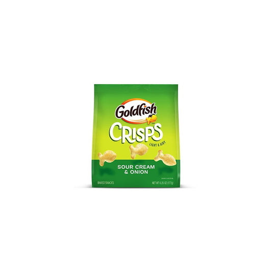 Goldfish Sour Cream & Onion Crisps Baked Snacks (177g) - America