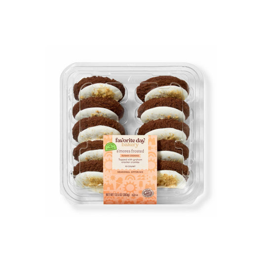 Favorite Day Bakery S’mores Frosted Sugar Cookies (383g) - America