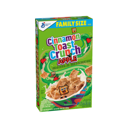 General Mills Cinnamon Toast Crunch Apple Family Size Cereal (532g) - America