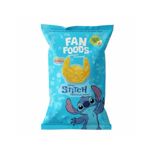 Fan Foods Disney Stitch Mango Chili Tortilla Chips (262g) - America