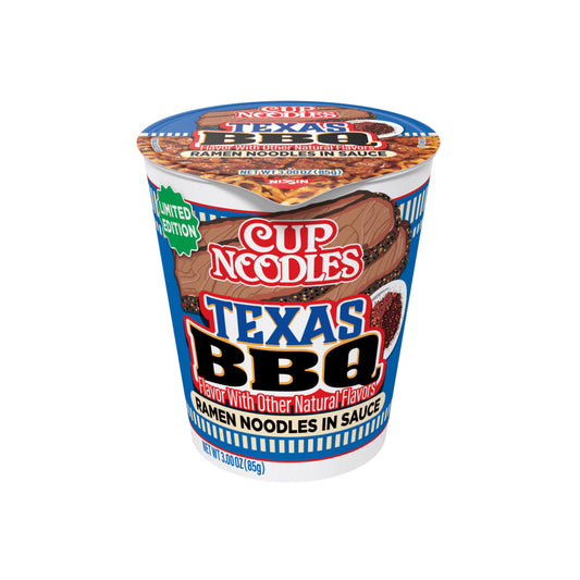 Cup Noodles Limited Edition Kansas City Texas BBQ Ramen Noodles in Sauce (85g) - America