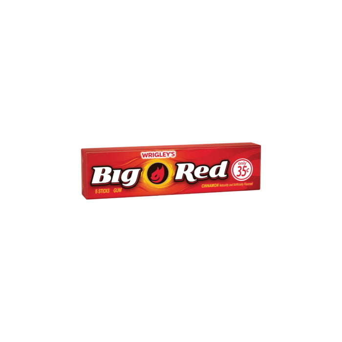 Wrigley's Big Red Chewing Gum 5 Sticks - America