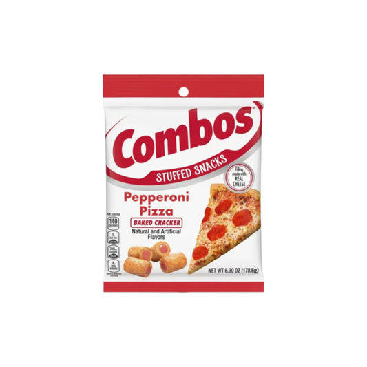 Combos Stuffed Snacks Pepperoni Pizza Baked Crackers (179g) - Canada