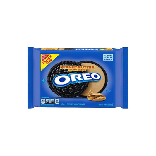 Oreo Peanut Butter Creme Chocolate Sandwich Cookies (482g) - America