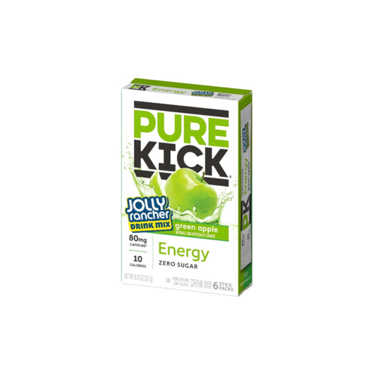 Pure Kick x Jolly Rancher Energy Drink Mix Green Apple 6-Pack (21g) - America