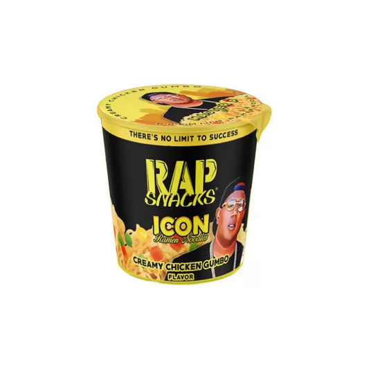 Rap Snacks Icon Ramen Noodles Master P Creamy Chicken Gumbo Cup (64g) - America *BB 04/10/24*