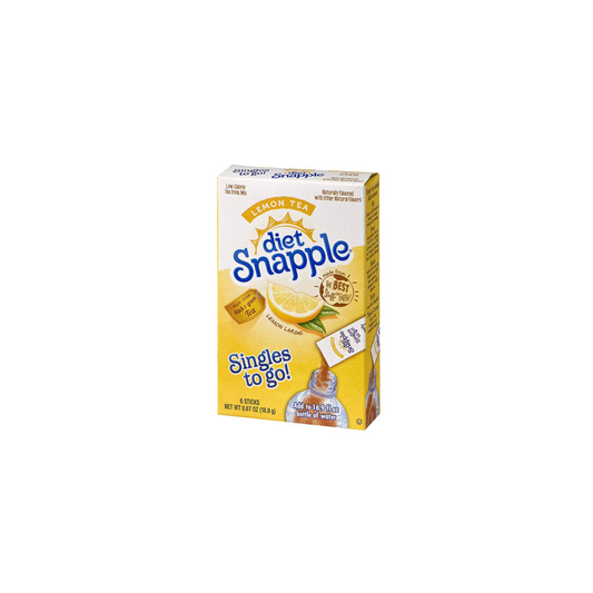 Snapple Singles To Go Drink Mix Lemon Tea 6-Pack (19g) - America