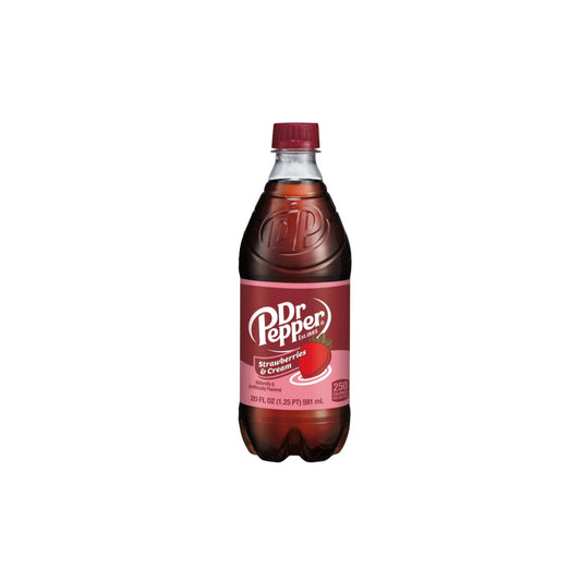Dr Pepper Strawberry & Cream Bottle (591ml) - America