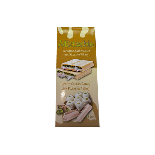 Mistachio Turkish Cotton Candy with Pistachio Chocolate Bar (80g) - Dubai