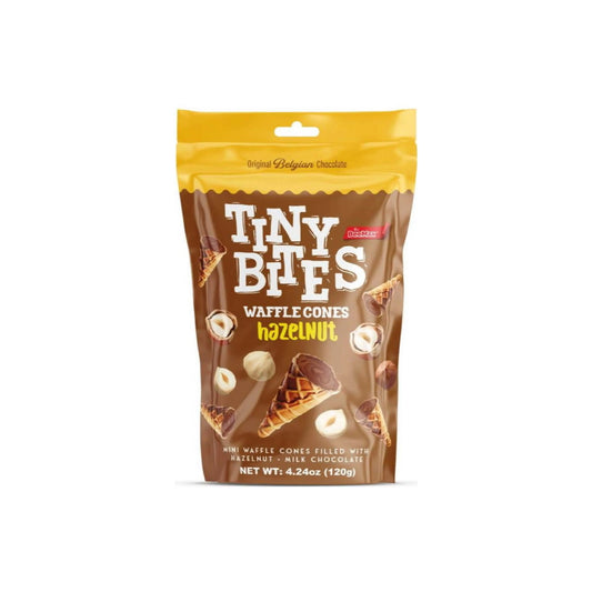 BeeMax Tiny Bites Chocolate Hazelnut Waffle Cones (80g) - America