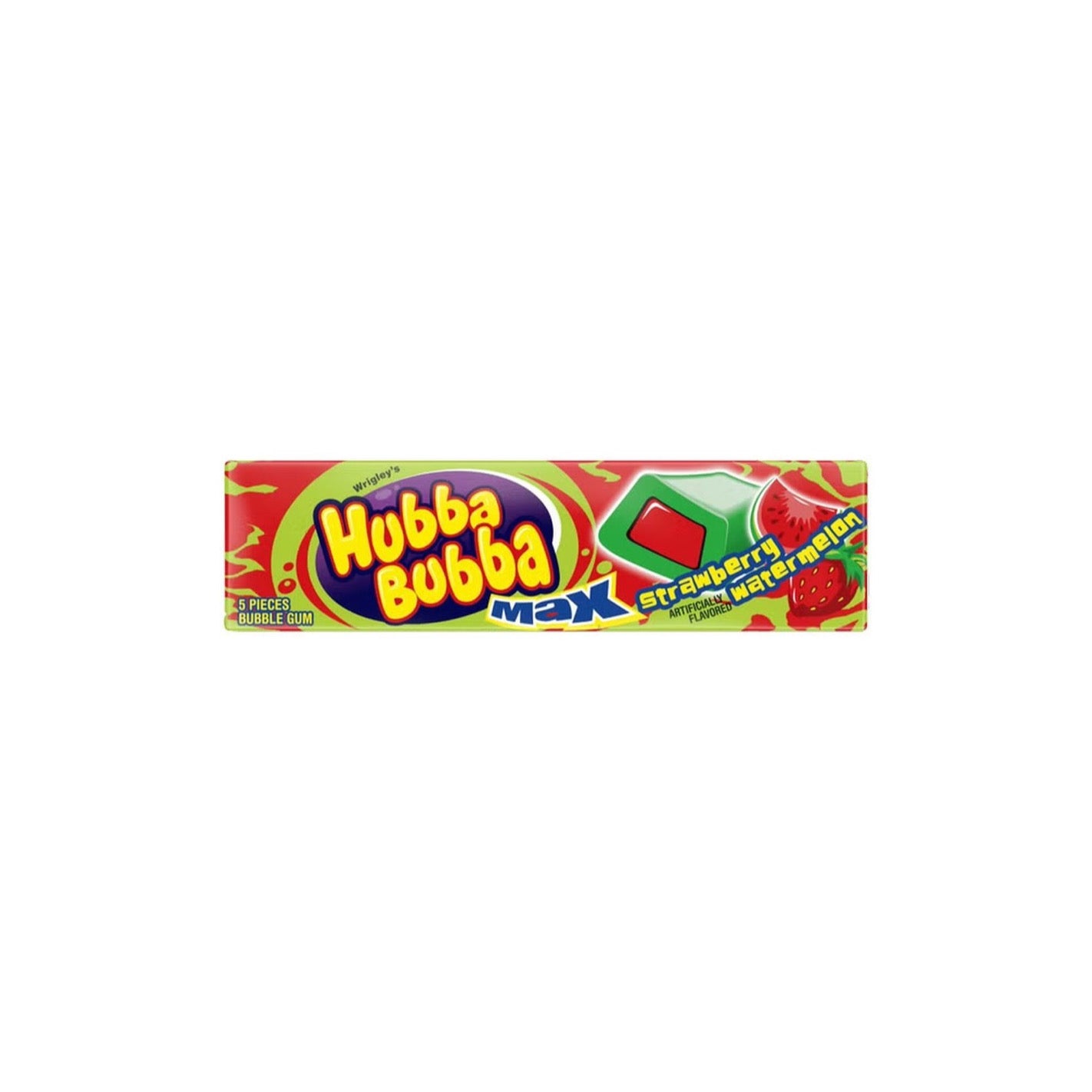 Wrigley’s Hubba Bubba Max Strawberry Watermelon Bubblegum (42g) - America