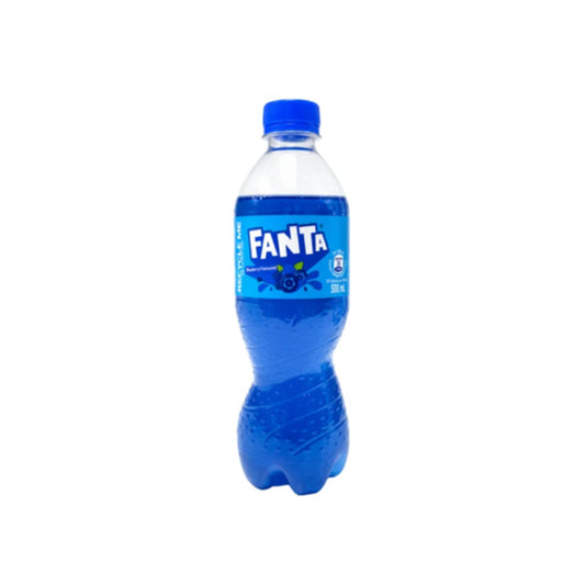 Fanta Blueberry Soda Bottle (500ml) - China