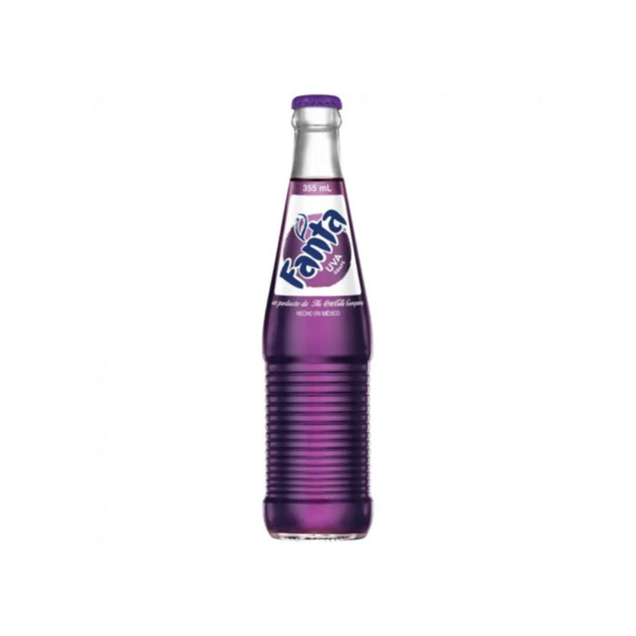 Mexican Fanta Grape Glass Bottle (355ml) - Mexico