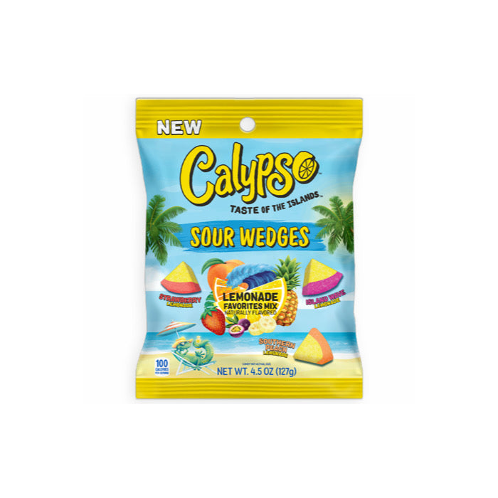 Calypso Lemonade Favourites Sour Wedges Peg Bag (127g) - America