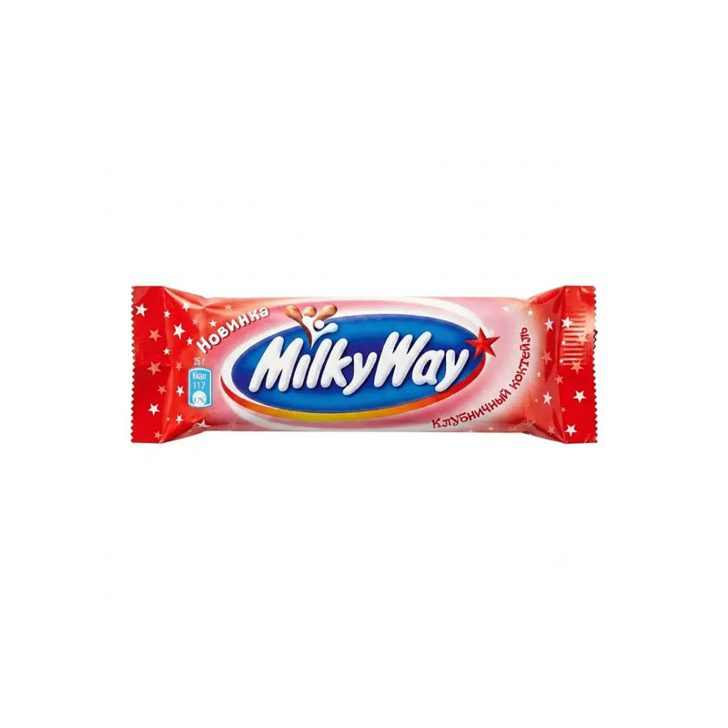 Milky Way Strawberry Chocolate Bar (26g) - Russia