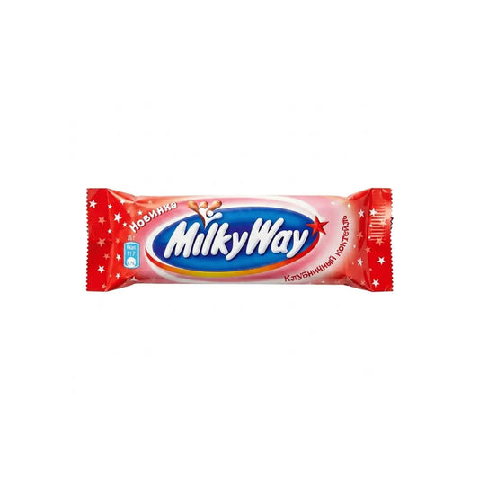 Milky Way Strawberry Chocolate Bar (26g) - Russia