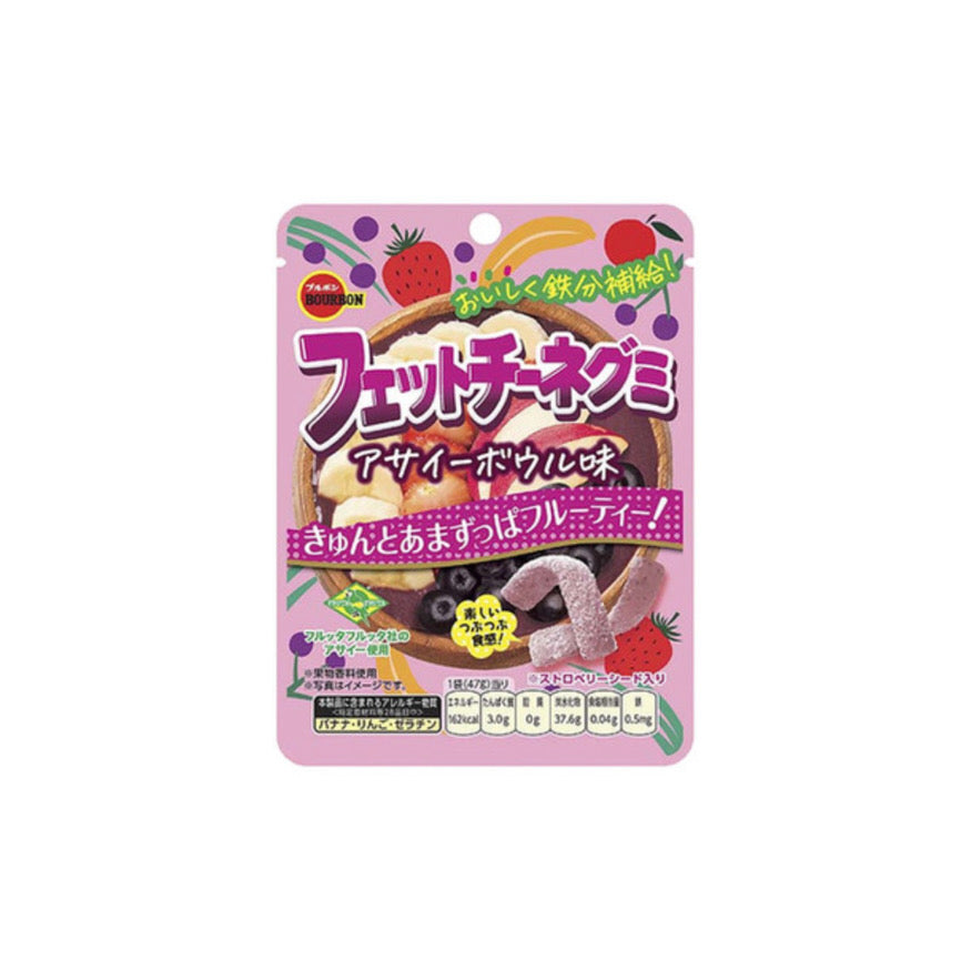 Bourbon Fettuccine Acai Fruits (41g) - Japan