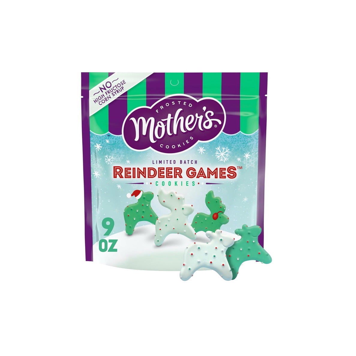 Mother’s Limited Batch Reindeer Games Frosted Cookies (255g) -America