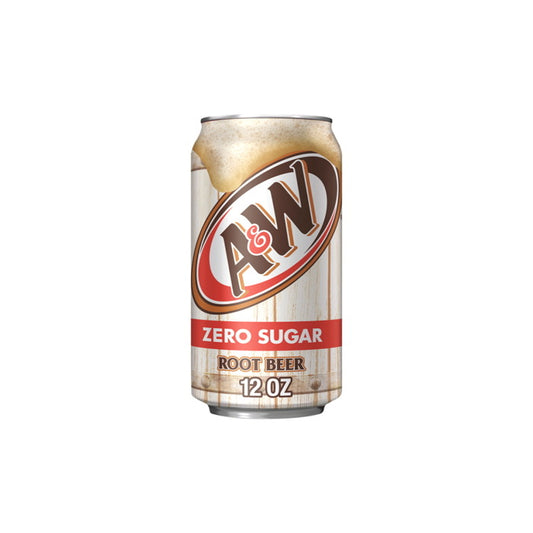 A&W Zero Sugar Root Beer (355ml) - America