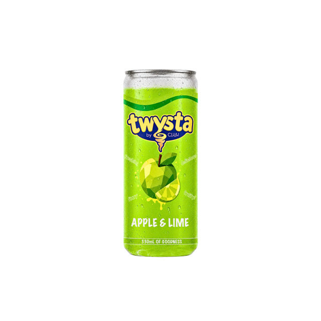 Twysta by Chai Apple & Lime Fizzy Drink (330ml) - EU
