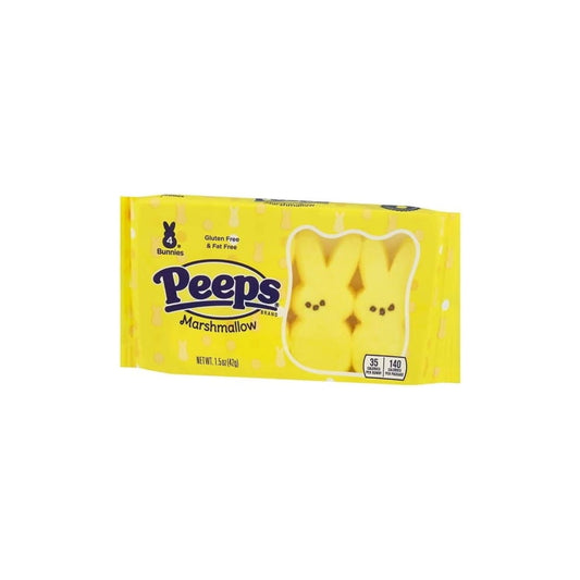 Peeps Easter Yellow Bunny’s 4 Pack (42g) - America