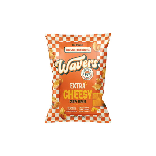 The Original Doughbrik’s Wavers Extra Cheesy Crispy Snacks (126g) - America