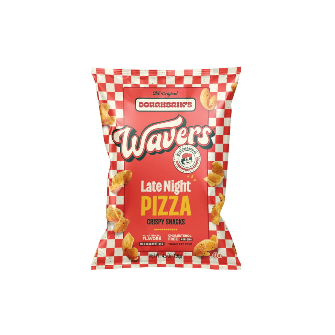 The Original Doughbrik’s Wavers Late Night Pizza Crispy Snacks (126g) - America