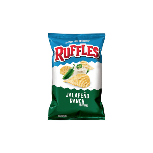 Ruffles Potato Chips Jalapeño Ranch (184g) - America