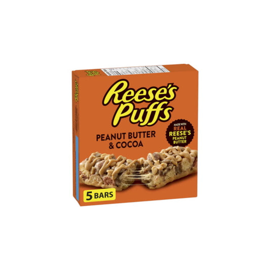 General Mills Reese's Puffs Peanut Butter & Cocoa Cereal Bar 5pack (120g) - Canada
