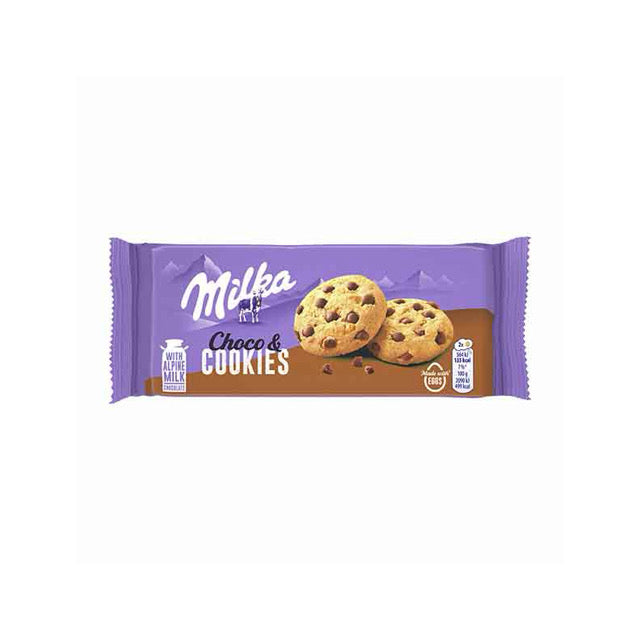 Milka Choco & Cookies Chocolate Chip Cookies (135g) - Poland