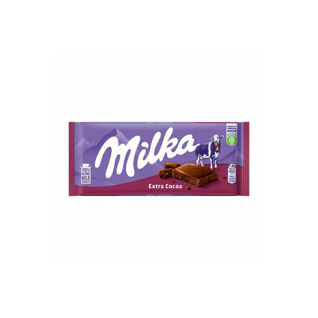 Milka Extra Cocoa Dark Chocolate Bar (100g) - Poland