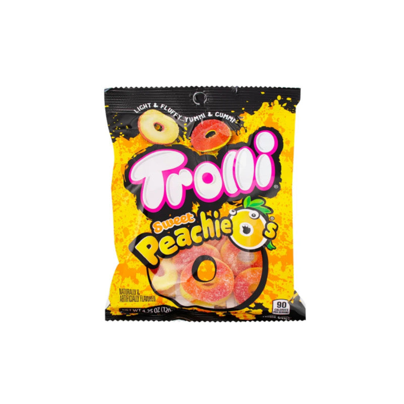 Trolli Sweet Peachie O’s Candy Peg Bag (120g) - America