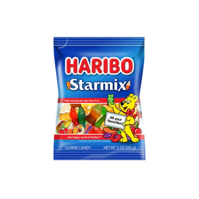 Haribo Starmix Gummi Candy Peg Bag (142g) - America
