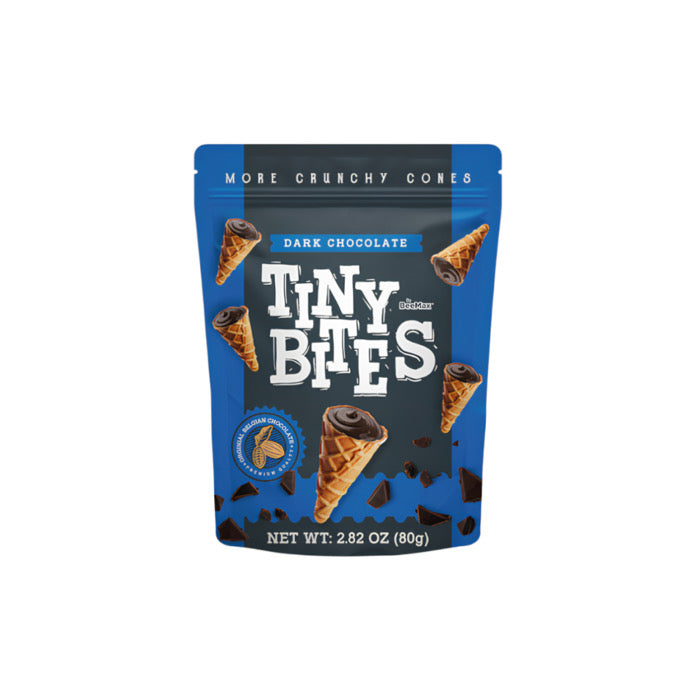 BeeMax Tiny Bites Dark Chocolate Cream Cones (80g) - America