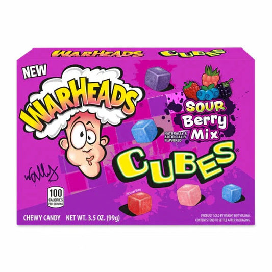 Warheads Sour Berry Mixed Cubes (99g) - America