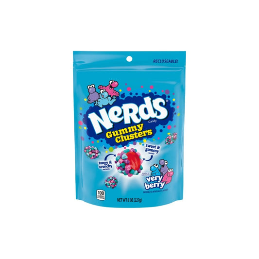 Nerds Gummy Clusters Very Berry (226g) - America