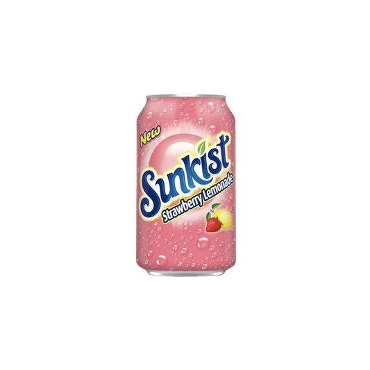 Sunkist Strawberry Lemonade Soda Can (355ml) - America