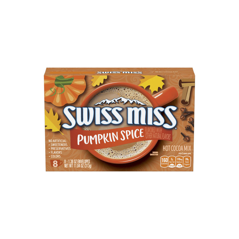 Swiss Miss Pumpkin Spice Hot Cocoa Mix 8-Pack (313g) - America