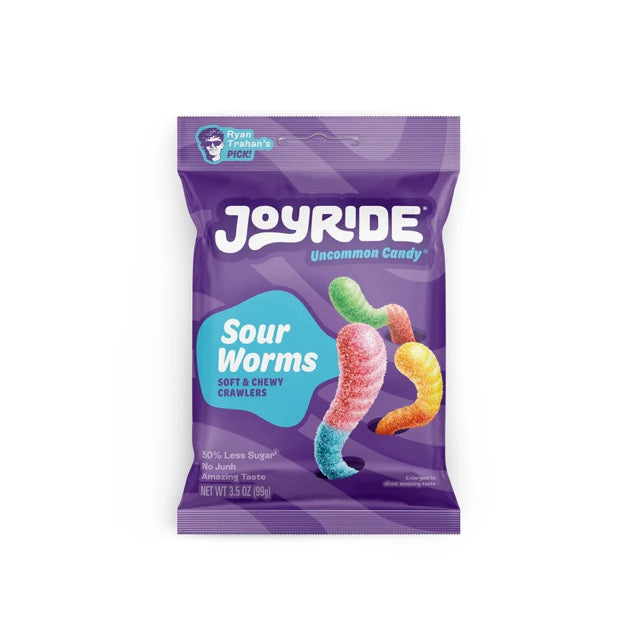 Joyride by Ryan Trahan Sour Worms Candy (99g) - America