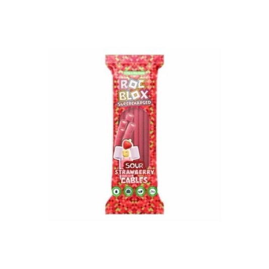 Rocblox Sour Strawberry Cables (170g) - Turkey