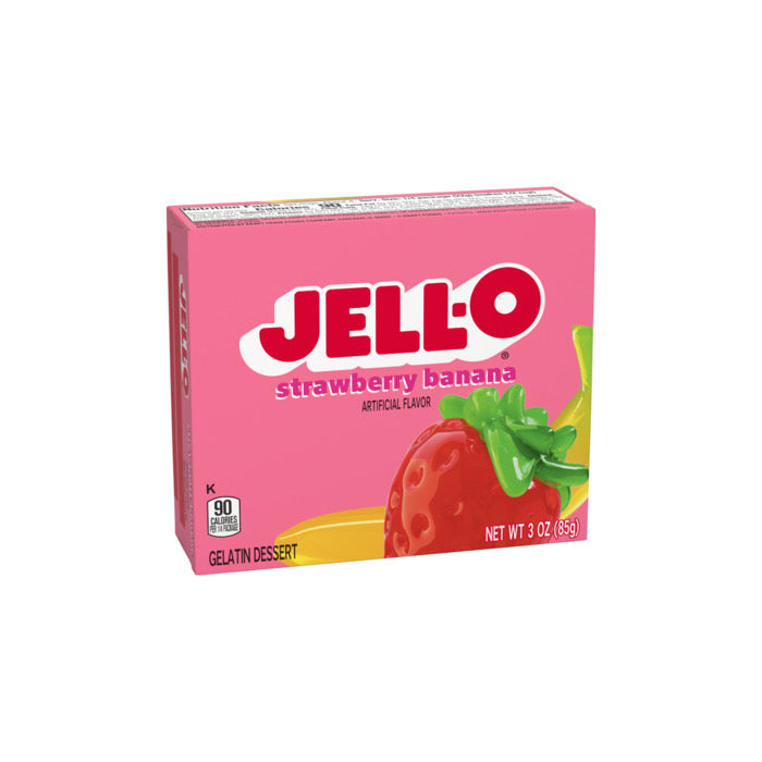 Jell-O Strawberry Banana Gelatin (85g) - America