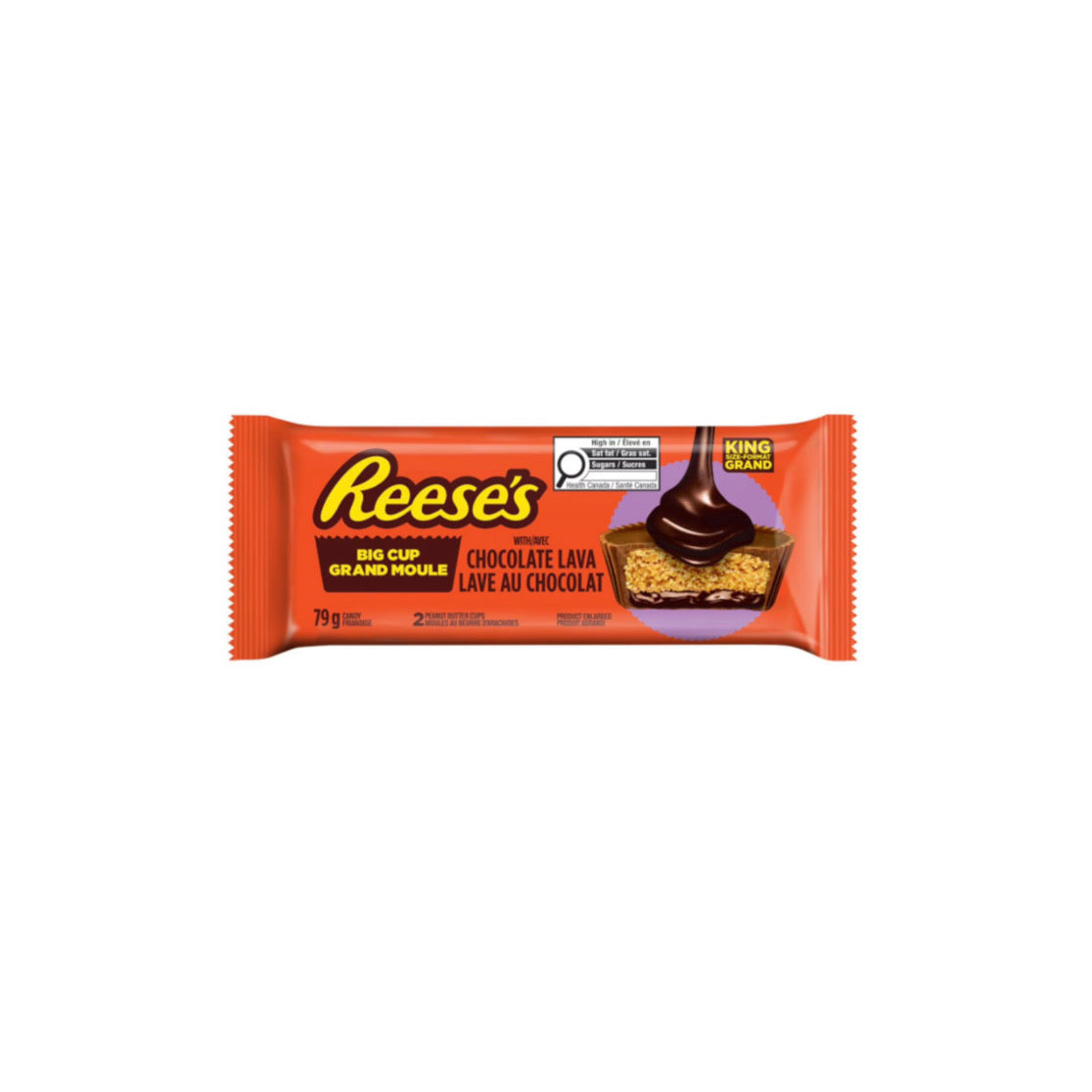 Reese's Chocolate Lava Big Cup King Size (79g) - Canada